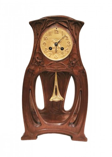 Art nouveau clock "Aux Nénuphars