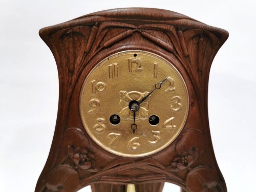 Horlogerie Pendule - Pendule Art nouveau "Aux Nénuphars"