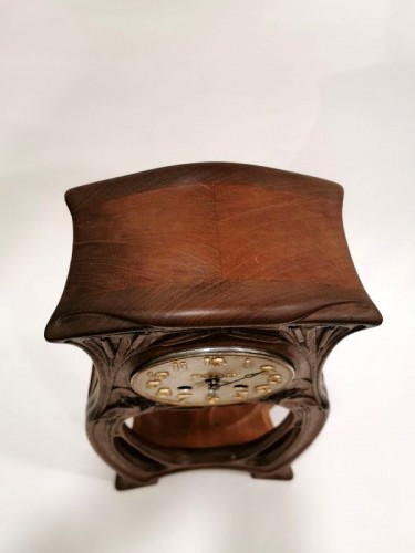 Art nouveau clock &quot;Aux Nénuphars - Art nouveau