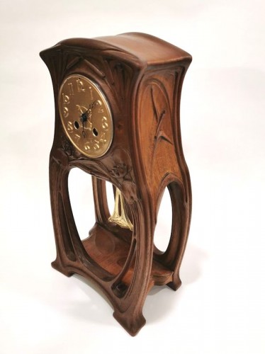 Art nouveau - Art nouveau clock &quot;Aux Nénuphars