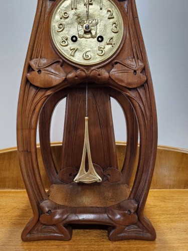 Horology  - Joseph Garino - Art nouveau &quot;Water Lilies&quot; clock