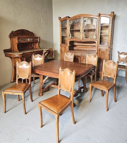 Mobilier Buffet - Eugène Gaillard - Ensemble de salle à manger Art nouveau Bing