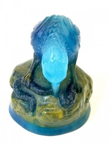 Art Déco - Amalric Walter - Pate de Verre "Messager Sagittaire et Serpent"