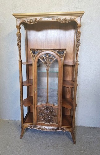 Louis Majorelle - Vitrine Art nouveau "Clématites"  - Mobilier Style Art nouveau