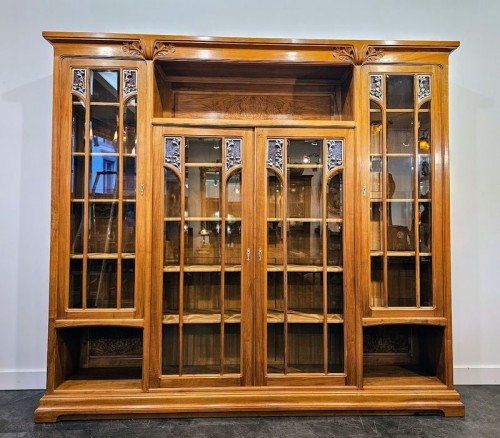 Louis Majorelle - Bibliothèque Art Nouveau "Ginkgo Biloba" - Mobilier Style Art nouveau