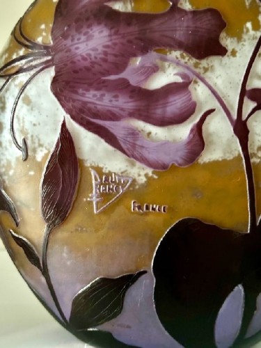 Daum Nancy - Vase Art Nouveau "Aux Lys" - Art Déco
