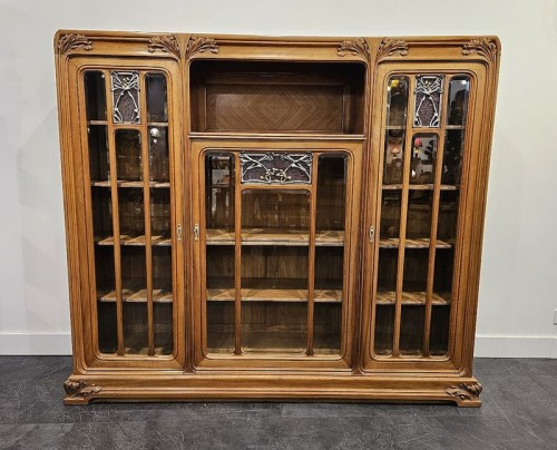 Louis Majorelle - Bibliothèque Art nouveau "Aux Algues" - Mobilier Style Art nouveau