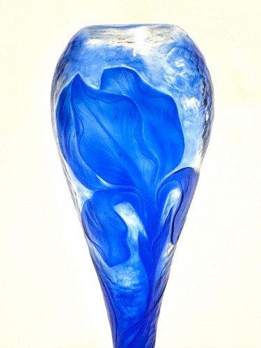 Daum Nancy - Vase Art Nouveau "Iris" - Art nouveau
