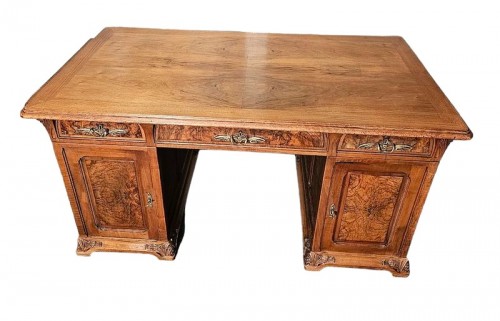 Furniture  - Louis Majorelle - &quot;Pine cones&quot; Art Nouveau desk