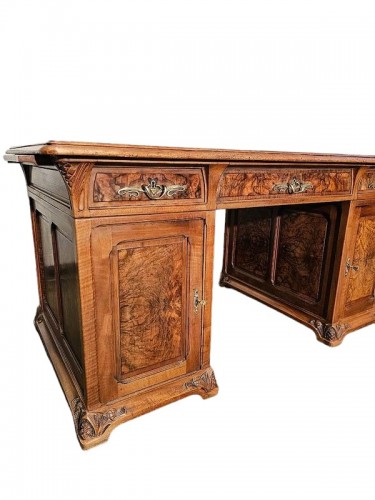 Louis Majorelle - &quot;Pine cones&quot; Art Nouveau desk - Art nouveau