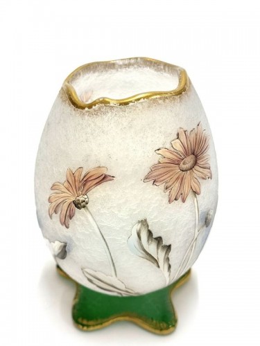 Daum Nancy - Vase Art nouveau "Aux Marguerites" - Art nouveau