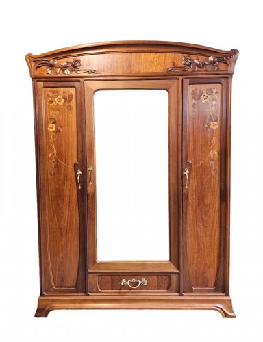 Camille Gauthier - Ensemble de Chambre à coucher Art nouveau "Aux Capucines" - Mobilier Style Art nouveau