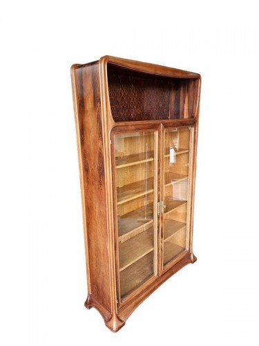 Louis Majorelle - Vitrine Art nouveau "Plumes de Paon" - Mobilier Style Art nouveau
