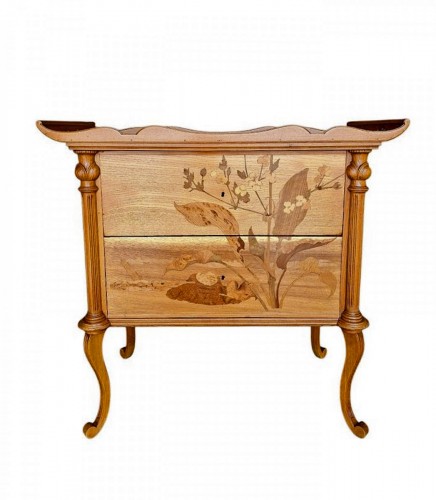 Emile Gallé - Commode Art nouveau "Marais Fleuri et Libellule"