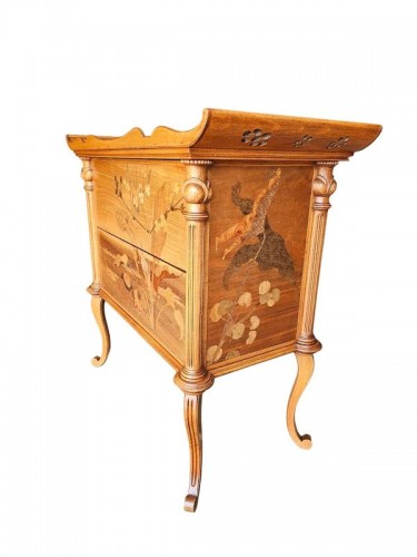 Emile Gallé - Commode Art nouveau "Marais Fleuri et Libellule" - Art nouveau