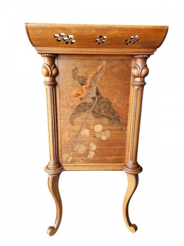 Art nouveau - Emile Gallé - Commode Art nouveau "Marais Fleuri et Libellule"