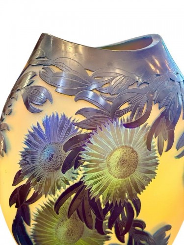 Emile Gallé - Vase Art nouveau "Ficoïdes Marins" - Art Déco