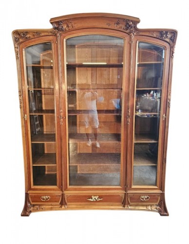 Louis Majorelle - Bibliothèque Art Nouveau "Lilas"