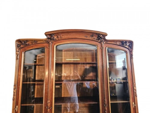 XXe siècle - Louis Majorelle - Bibliothèque Art Nouveau "Lilas"