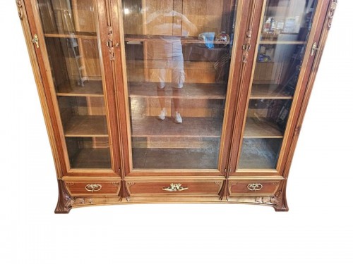 Louis Majorelle - Bibliothèque Art Nouveau "Lilas" - Art nouveau