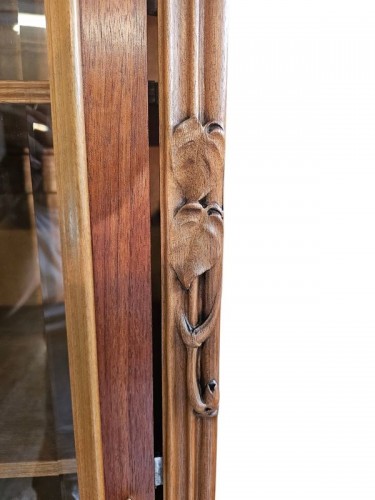 Antiquités - Louis Majorelle - Bibliothèque Art Nouveau "Lilas"