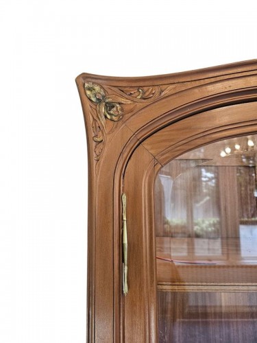 Importante Bibliothèque Art Nouveau "Aux Orchidées" - Art nouveau