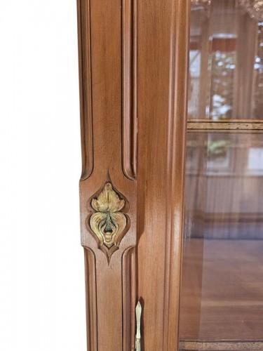 Art nouveau - Importante Bibliothèque Art Nouveau "Aux Orchidées"