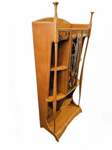 Louis Majorelle - Vitrine Art nouveau "Aux capucines" - Mobilier Style Art nouveau