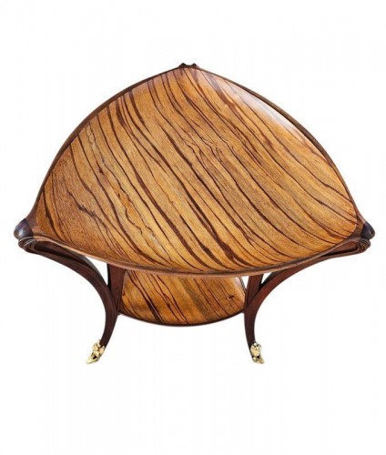 Louis Majorelle - Guéridon tripode Art nouveau "Sagittaires" - Mobilier Style Art nouveau