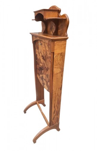 Louis Majorelle - Billet doux Art nouveau "Ecureuil et papillons" - Mobilier Style Art nouveau