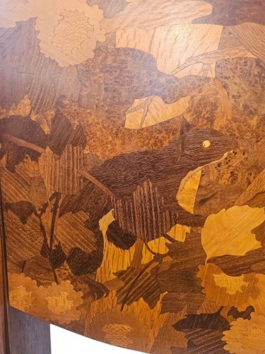 Louis Majorelle - Billet doux Art nouveau "Ecureuil et papillons" - Art nouveau