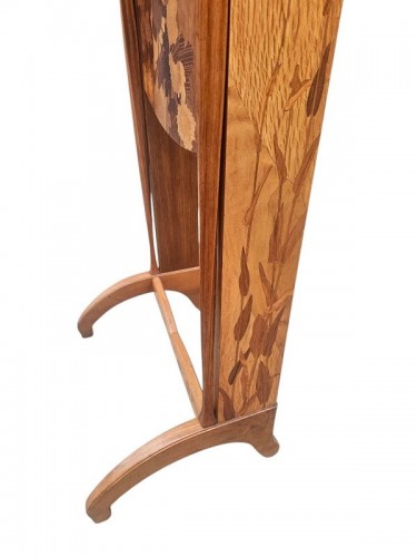 Antiquités - Louis Majorelle - Billet doux Art nouveau "Ecureuil et papillons"