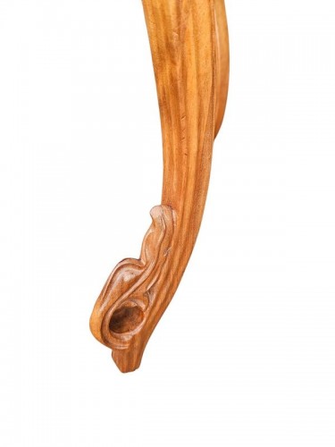 XIXe siècle - Emile Gallé  - Table à thé Art nouveau "Papillon et vases Gallé"