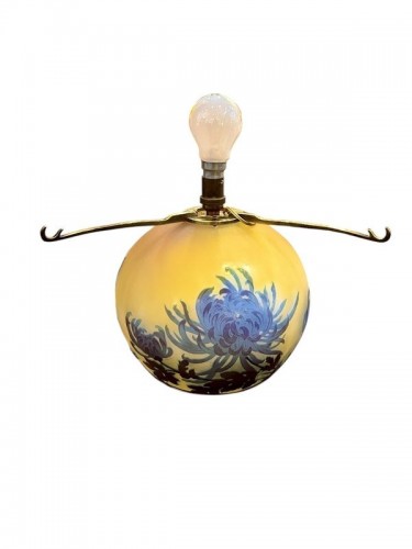 Emile Gallé - Lampe Champignon "Chrysanthèmes Tokyo" - Art Déco