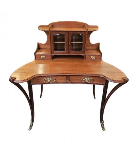 Louis Majorelle - Bureau à gradin Art nouveau "Aux Trèfles"