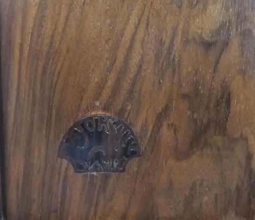 Antiquités - Louis Majorelle – Bookcase "Ginkgo Biloba" Art Nouveau