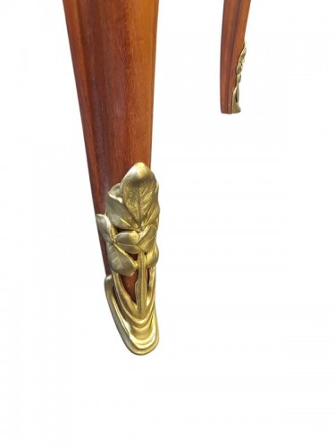 XXe siècle - Louis Majorelle - Bureau Plat Art nouveau "Aux Trèfles"