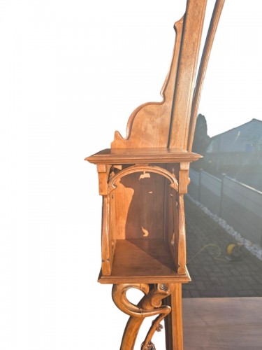 XXe siècle - Louis Brouhot - Console Art nouveau "Iris"