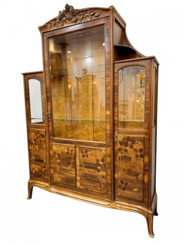 Camille Gauthier (1870-1963) — Art Nouveau Display Cabinet “Clématites” - Furniture Style Art nouveau