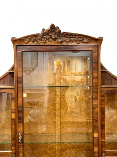20th century - Camille Gauthier (1870-1963) — Art Nouveau Display Cabinet “Clématites”