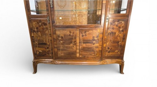 Camille Gauthier (1870-1963) — Art Nouveau Display Cabinet “Clématites” - Art nouveau