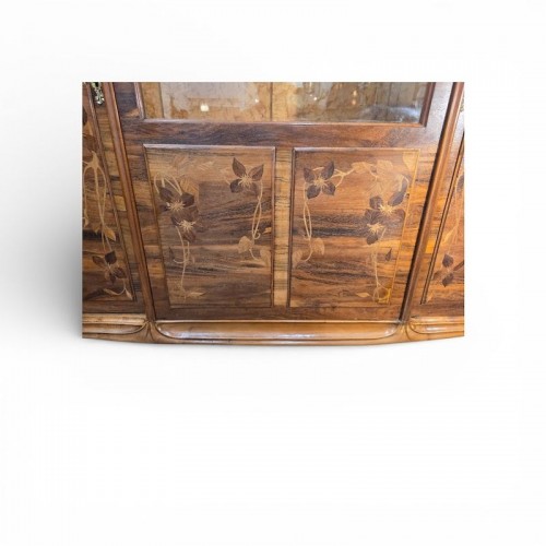 Antiquités - Camille Gauthier (1870-1963) — Art Nouveau Display Cabinet “Clématites”
