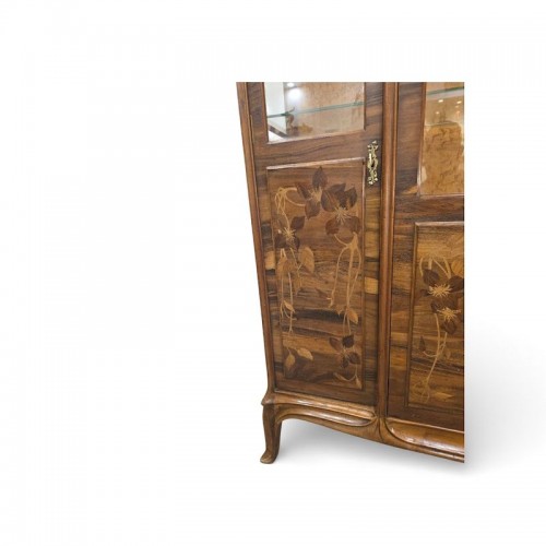 Antiquités - Camille Gauthier (1870-1963) — Art Nouveau Display Cabinet “Clématites”