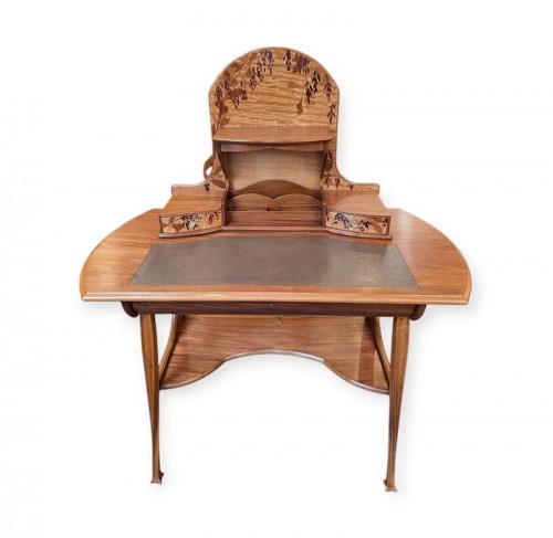 Louis Majorelle - Bureau Art nouveau "Glycine" - Mobilier Style Art nouveau