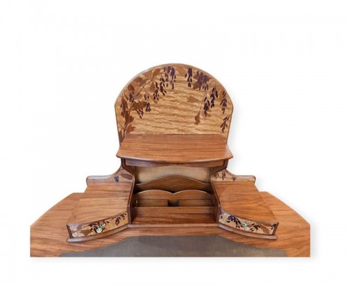 Louis Majorelle - Bureau Art nouveau "Glycine" - Antiquités Art Nouveau