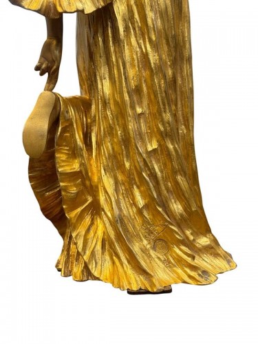 Antiquités - Agathon Léonard (1841-1923) - Danseuse au Cothurne