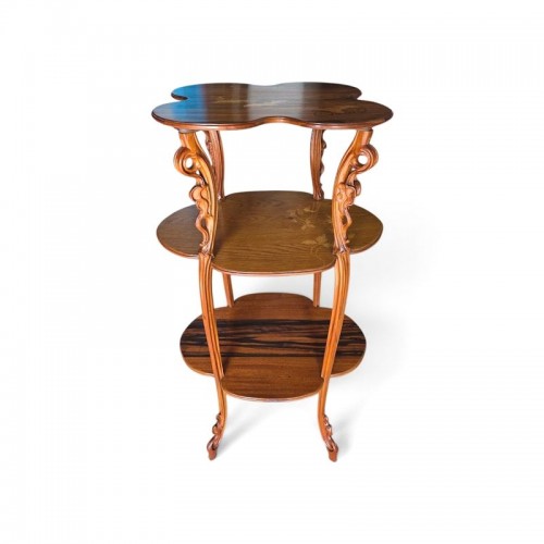 Emile Gallé - Sellette "Chauves-souris" - Mobilier Style Art nouveau