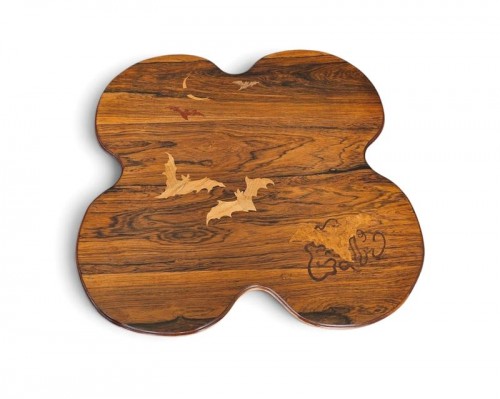 Mobilier Table & Guéridon - Emile Gallé - Sellette "Chauves-souris"