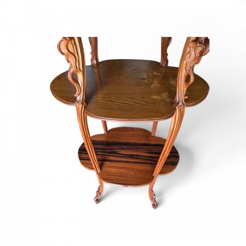 Emile Gallé - Sellette "Chauves-souris" - Art nouveau