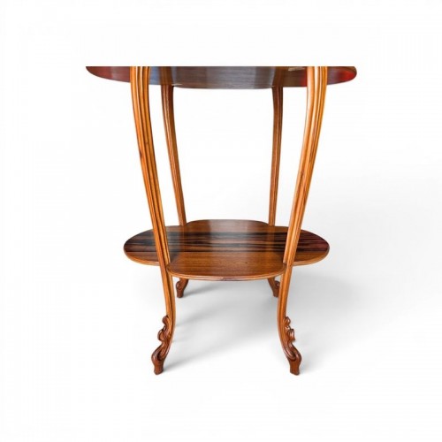 Art nouveau - Emile Gallé - Sellette "Chauves-souris"